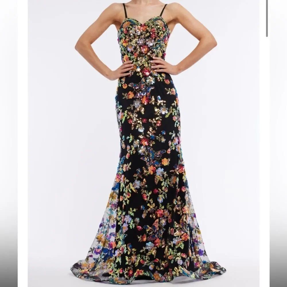 VIENNA SEQUIN PROM DRESS
